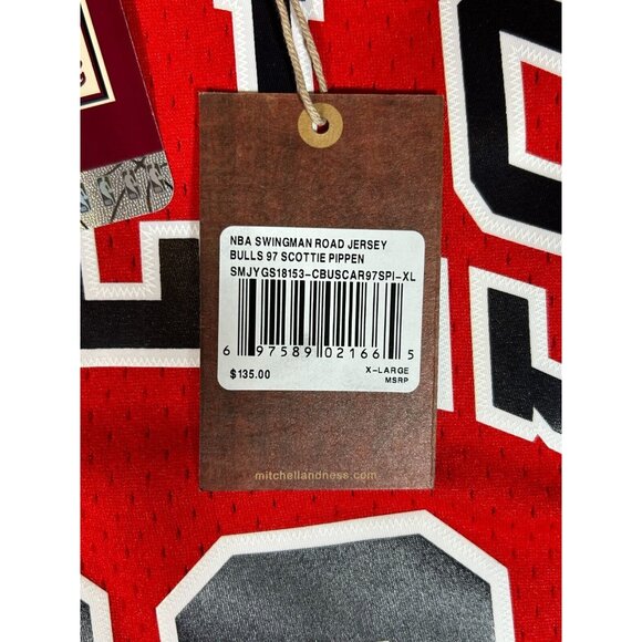 Mitchell & Ness Chicago Bulls Scottie Pippen #33 97-98 - Picture 6 of 8